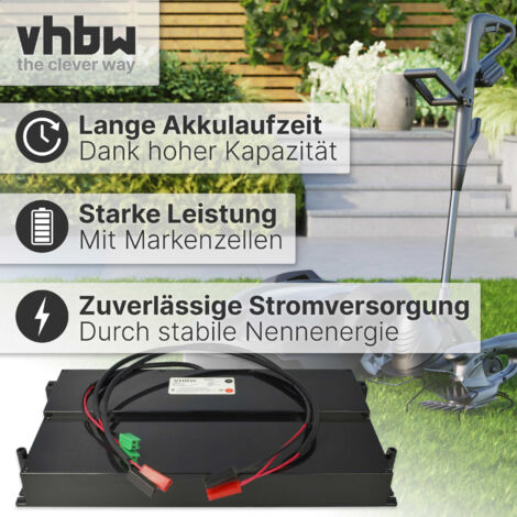 Vhbw Batterie 7.5Ah 25.2V Li-Ion - Compatible Stiga Autoclip 325/145/520 - Pour Robot Tondeuse