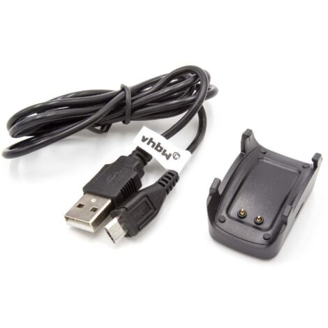 Vhbw USB-Ladestation Für Garmin Forerunner 245M 255 Music - Ladeschale Mit 100cm Kabel