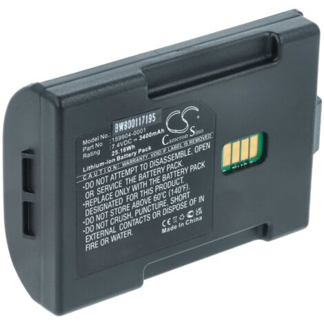 vhbw Akku Ersatz für LXE 159904-0001, 161772-0001, 163467-0001, MX7382BATT für Barcodescanner POS (3400mAh, 7,4V, Li-Ion) (1/5)