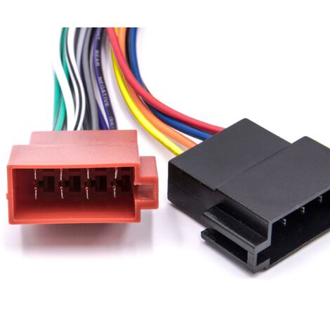 Vhbw AUX Adapter Kabel – Mini-Iso Auf 3,5 Mm Klinke – Für Becker, Blaupunkt, Audi, VW Autoradios