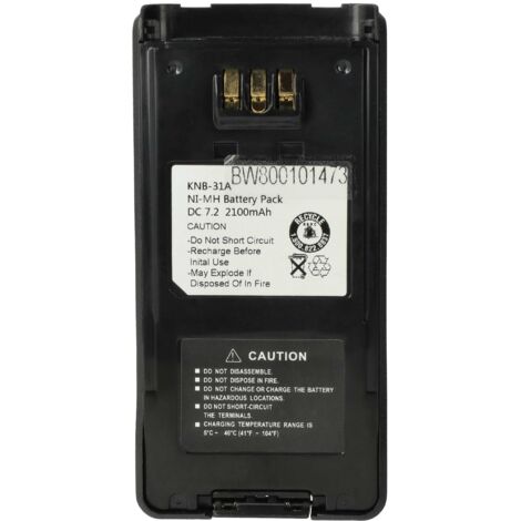 vhbw Akku kompatibel mit Kenwood TK-3180, TK-2180, TK-2180K, NX-411, NX ...