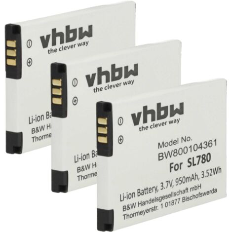 3er Set Gürtelclips Für Gigaset SL400 Serie - Ersatz-Clips Für Schnurlostelefone