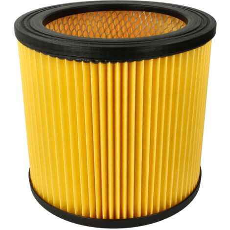 Filtro Plisado Para Aspiradora Parkside - Vhbw | Compatible PNTS 30/5, 30/6, 1250 | Azul/Amarillo | 16.5 Cm Alto