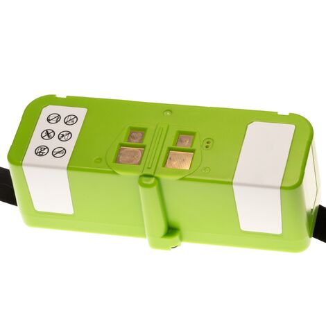 vhbw Akku kompatibel mit iRobot Roomba 696, 860, 690, 890, 801, 850, 695, 805, 877, 891, 685, 691 Saugroboter (4000 mAh, 14,4 V, Li-Ion) (1/2)