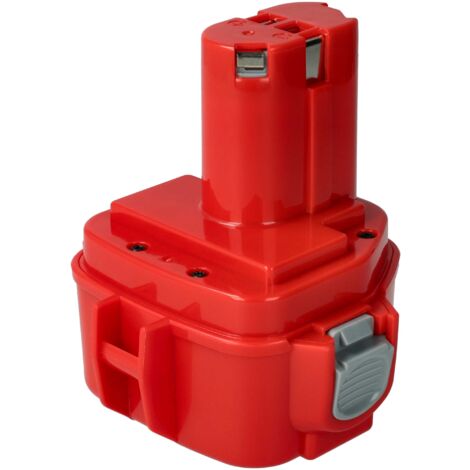 vhbw Akku kompatibel mit Makita 4331DWD, 4331DWDE, 4331DZ, 5093D, 5093DWA, 5093DWD, 5093DWDE, 5093DZ Elektrowerkzeug (3000mAh NiMH 12V)