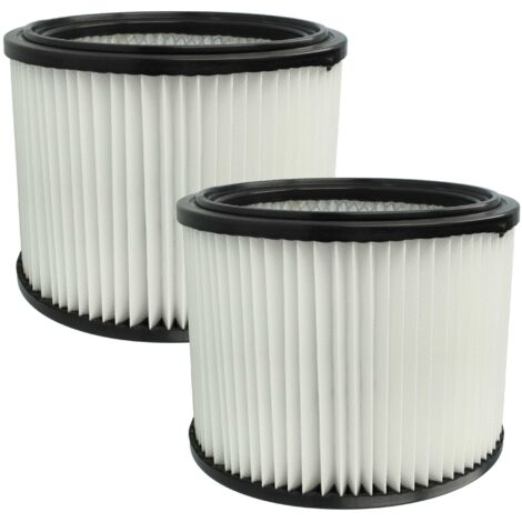 vhbw 2x Faltenfilter kompatibel mit Starmix Energetic APDH-1430, APDM-1430 Nass- & Trockensauger - Patronenfilter, Schwarz Weiß, 3500 cm² (1/5)