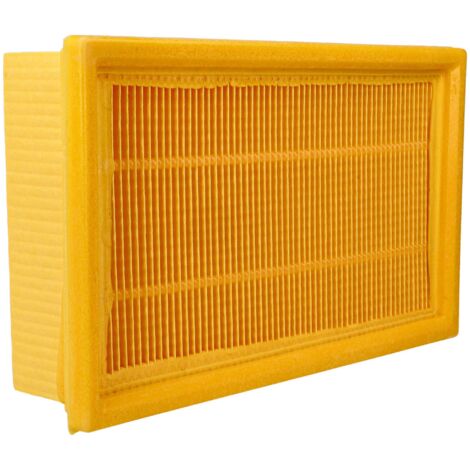 Filtro A Pieghe Piatte Vhbw Per Aspirapolvere Hilti VC 20 U, VC 40 U, VC 20 UM, Colore Giallo