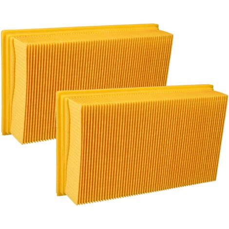 vhbw 2x Flachfaltenfilter kompatibel mit Kärcher NT 361 Eco/Te/M, NT 35/1 Tact/Te/M Nass- und Trockensauger, Staubsauger - Filterelement (1/5)
