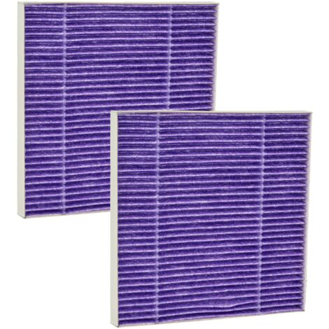 vhbw 2x Staubsaugerfilter kompatibel mit Hitachi CV 300P, 400 Eco, 200, 100, 200P, 400, 300, 400P Pro, 400 Pro Staubsauger - HEPA-Filter Weiß Lila (1/5)