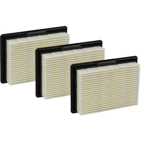Vhbw 5x Flachfaltenfilter Kompatibel Mit Bosch EasyVac 12 3 603 CD0 000 8 V Li 3 601 Je3 000 Gas 10 12 Stofzuiger Filterelement