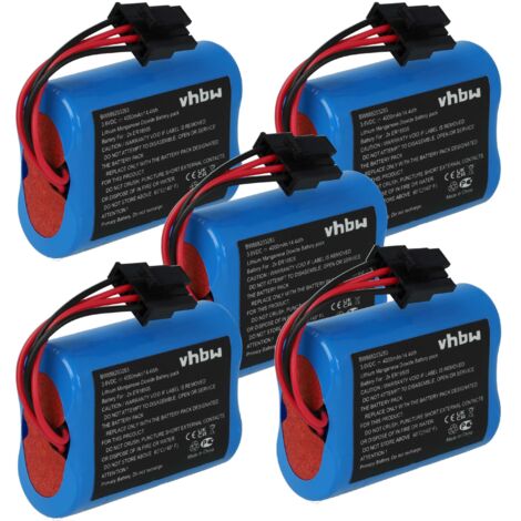 vhbw 5x Batterie Ersatz für Visonic 103-304742-2, 2XER18505M für Alarmanlage, Alarmsystem (4000 mAh, 3,6 V, Li-SOCl2) (1/5)