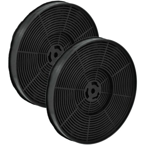 vhbw 2x filtro de carbón activado compatible con Respekta CH1259IX, CH 1259 IXD, CH 1259 IX, CH 1259 IXC, CH 116 IXA campanas cocina - 17,5 cm