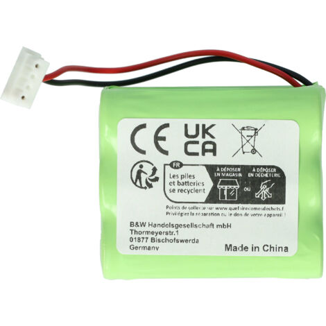 vhbw Batería compatible con Beltrona ELRD4AA900 vía de evacuación (900