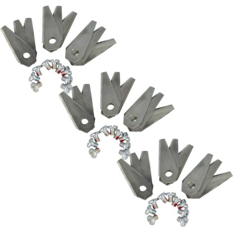 18X 4,9CM Titan Messer BOSCH Indego 350 400 800 1000 1100 1200 Connect Mährobot