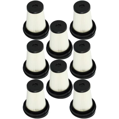 vhbw 8x Flachfaltenfilter kompatibel mit ETA Moneto 7449 Handstaubsauger, Staubsauger - Filterelement (1/5)