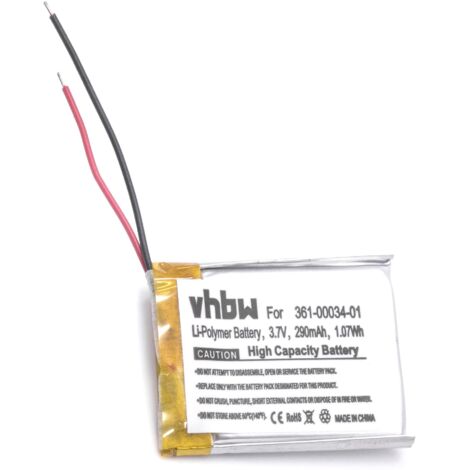 Vhbw - Batteria Celle A Bottone Compatibile Con Garmin Forerunner 405 405cx 410 410cx Smartwatch Orologio Bracciale Fitness 290mah 3 7v Li Poly 4251605297104
