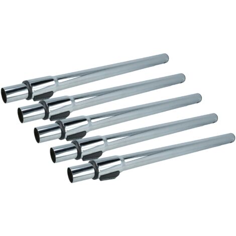 vhbw 5x Staubsaugerohr kompatibel mit Hitachi CV-94, CV-950, CV-940Y, CV-950BK, CV-950BJ Staubsauger - 32 mm Anschluss, 58 - 96 cm lang verchromt (1/5)