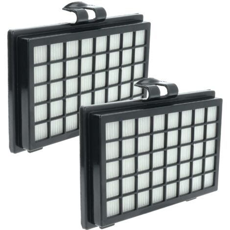 vhbw 2x Staubsaugerfilter Ersatz für Fakir 2799860 für Staubsauger - HEPA-Filter Schwarz Weiß (1/5)