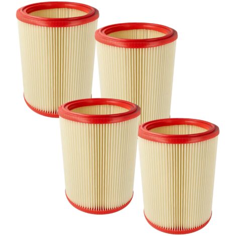 vhbw 4x Lamellenfilter kompatibel mit Nilfisk - Alto Aero 31 INOX, 25-21, 31-21 INOX, 20 Serie, 25-11, 20-21, 20-11, 20-01 Handstaubsauger (1/5)