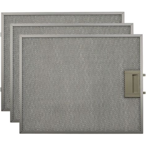 Vhbw Filtrepermanent filtre à graisse métallique 38,8 x 26,5 x 0,9cm