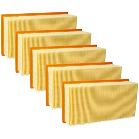Vhbw 10x Filtro De Tela Compatible Con Masko K 606 DW, 1800W 30L Aspiradora Aspirador Humedoseco Bolsa Tejido Lavable Azul 85788086