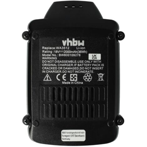 EXTENSILO Batterie compatible avec Worx WG166.1, WG163, WG169E, WG169E.9, WG165, WG166, WG163E, WG163E.9 outil électrique (2500 mAh, Li-ion, 18 V) | Leroy Merlin EXTENSILO Batterie compatible avec Worx WG166.1, WG163, WG169E, WG169E.9, WG165, WG166, WG163E, WG163E.9 outil électrique (2500 mAh, Li-ion, 18 V) | Leroy Merlin