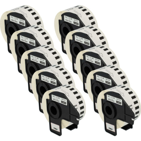 Produktbild von Vhbw 10x Etiketten-Rolle 102mm X 50mm  836 Etiketten  Kompatibel Mit Brother Td 4420dn Td 4520dn Td 4410d Td 4550dnwb Etiketten Drucker 84613462