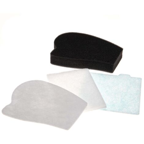 Vhbw Set 4 Filtri Aspirapolvere Compatibili AEG T2, T2.1, T2.2, T2 CH - Sostituisce 9001950683