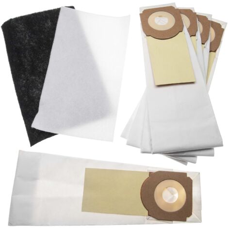 vhbw 7-tlg. Filter + Beutel (Papier) Set kompatibel mit Hoover Athyss ST 335 EC, ST 345 EC, ST345EC021, ST355EC 011, STB236 011 Staubsauger