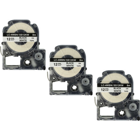3x Cinta De Escritura Reemplaza Epson ERC-37, C43S015455 Para Impresora Agujas Recibos Anker Ds Negro 800112754