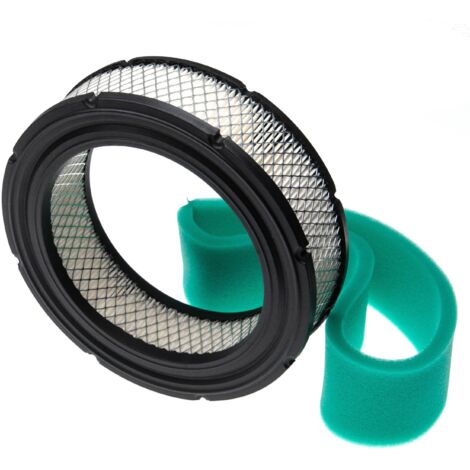 Vhbw Filter-Set Für Briggs & Stratton Vanguard – 1x Schaumfilter + 1x Papierfilter, Kompatibel Mit 543477-0163-E1