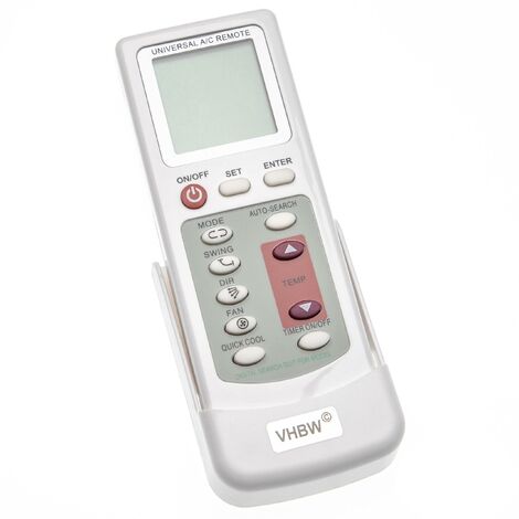 vhbw Universal Fernbedienung kompatibel mit Electrolux, Fujitsu, Samsung, Toshiba, Whirlpool Klimaanlagen