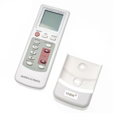 vhbw Universal Fernbedienung kompatibel mit Electrolux, Fujitsu, Samsung, Toshiba, Whirlpool Klimaanlagen