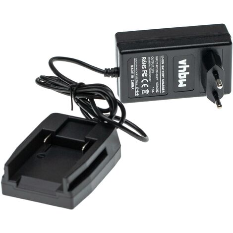 vhbw Ladegerät kompatibel mit Worx WG629E.9, WG629E.91, WG778E, WG778E.1, WG779, WG891E, WG894E, WG894E.9 Werkzeug Li-Ion-Akkus (21V)
