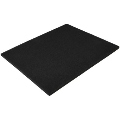 vhbw Schaumstoffeinlage mit Bodenplatte kompatibel mit Bosch L-BOXX 136 Werkzeugkoffer - Individuell Anpassbar, Schaumstoff, Schwarz