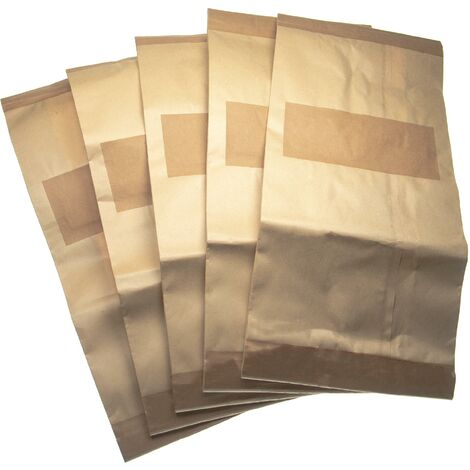20 Sacchetti Carta Per Aspirapolvere Festool CT/CTL/CTM 22 - Compatibili, 60x26,6 Cm, Colore Sabbia