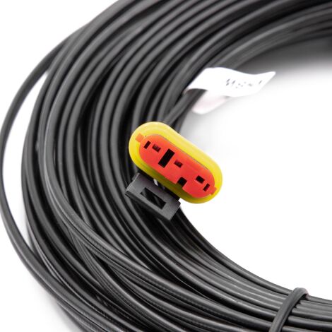 vhbw Niederspannungskabel Transformator Kabel kompatibel mit Gardena