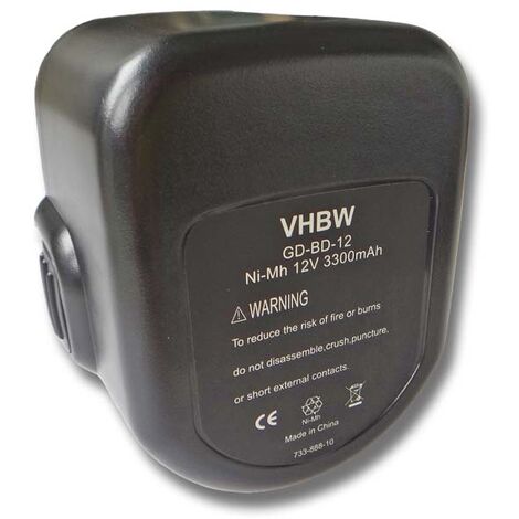 vhbw NiMH Akku 3300mAh (14.4V) für Umreifungsgeräte-Akkus für