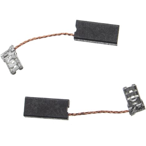 Vhbw Kohlebürsten 16x8x5 Mm – 2 Stück, Kompatibel Mit Bosch GEX 125/150 AC/AVE, Inkl. Feder