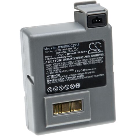 Vhbw Passend Für Zebra MC2700, MC2200 Barcode Scanner (3300 MAh, 3,7 V - View #5