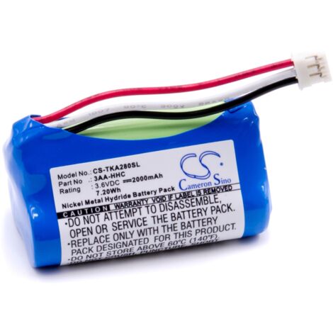Batterie Rechargeable Pour Râpe à Fromage Kenwood Grati FG100 - 2200mAh 2.4V NiMH - Compatible BF11956/SY9541