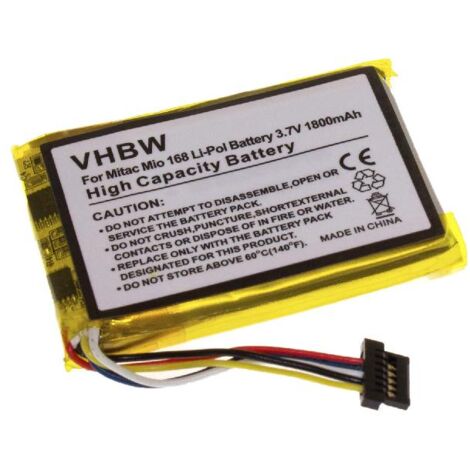 Battery For Mitac Mio 169 138 168 1300mAh | UK - View #9