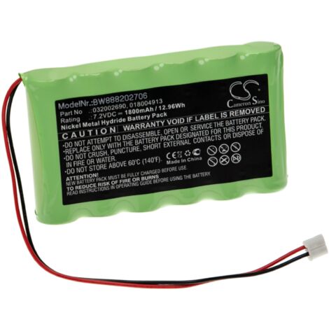 2 Batteries Ni-MH 500mAh 2.4V Pour Téléphone Fixe Medion, TalkTalk - Compatible VTHC04RN00, MD83430, Etc. - 6