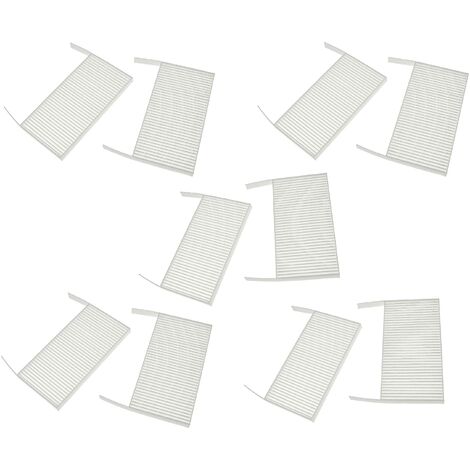 Vhbw 10x Luftfilter G3 – Kompatibel Mit Zehnder CLF Lüfter, Waschbar, ISO Coarse 30%