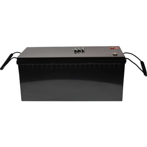 vhbw Akku Bordbatterie für Wohnwagen, Boot, Camping, Wohnmobil (200Ah, 12,8V, LiFePO4)