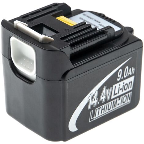 vhbw Akku kompatibel mit Makita DHP446, DHP448, DHP446Z, DHP448Z, DHR162, DHR162RFE, DHR162Z Elektrowerkzeug (9000 mAh, Li-Ion, 14,4 V) (1/3)