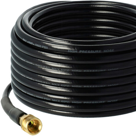 Vhbw Tuyau De Rallonge 10 M Compatible Avec Kärcher K3, K 2 Premium Home K 3 65 Md Nettoyeur Haute Pression Avec Connexion M22 X 1 5 Noir