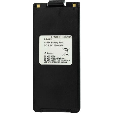 Ersatzakku Für Icom BP-264 - 1600 MAh, 7,2 V, NiMH, Mit Gürtelclip, Von Vhbw