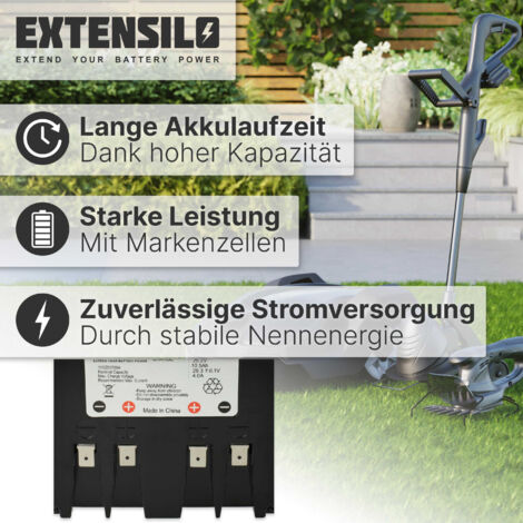 EXTENSILO Akku kompatibel mit Ambrogio L200 Basic, L200 Carbone, L200