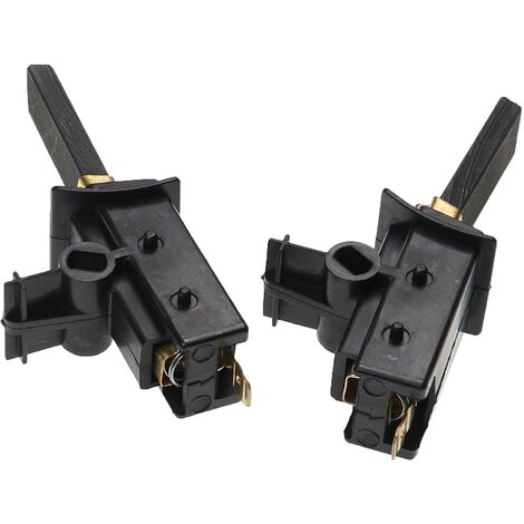 2x Kohlebürsten Für Bernina Nähmaschinen - 4x5x10mm Mit Feder